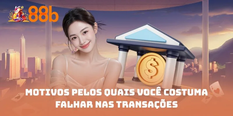 Motivos pelos quais você costuma falhar nas transações